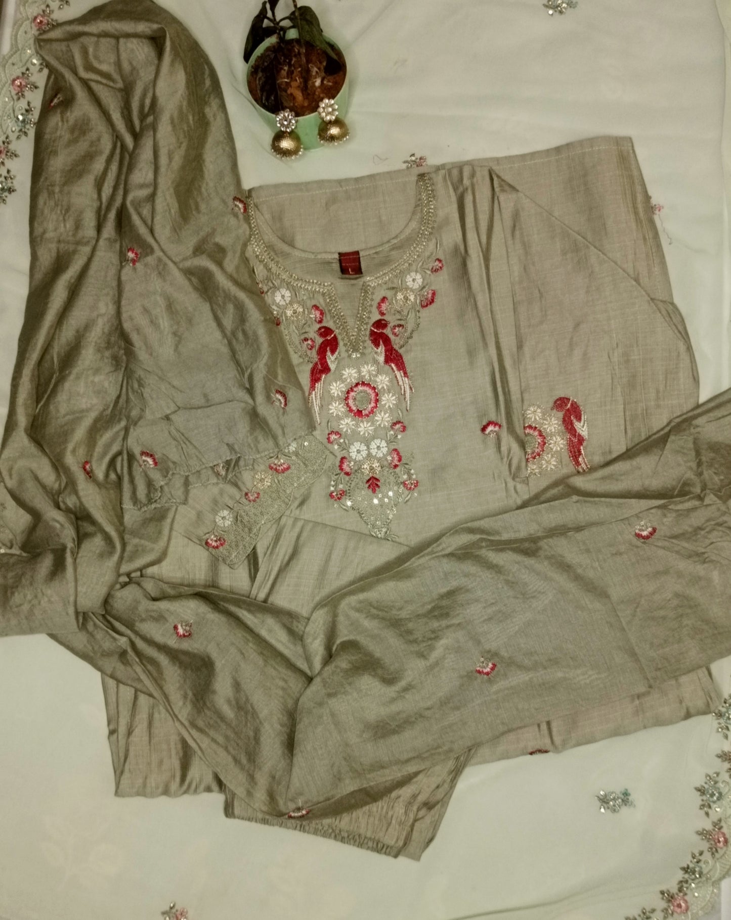 Aarzoo Grey Grace Set